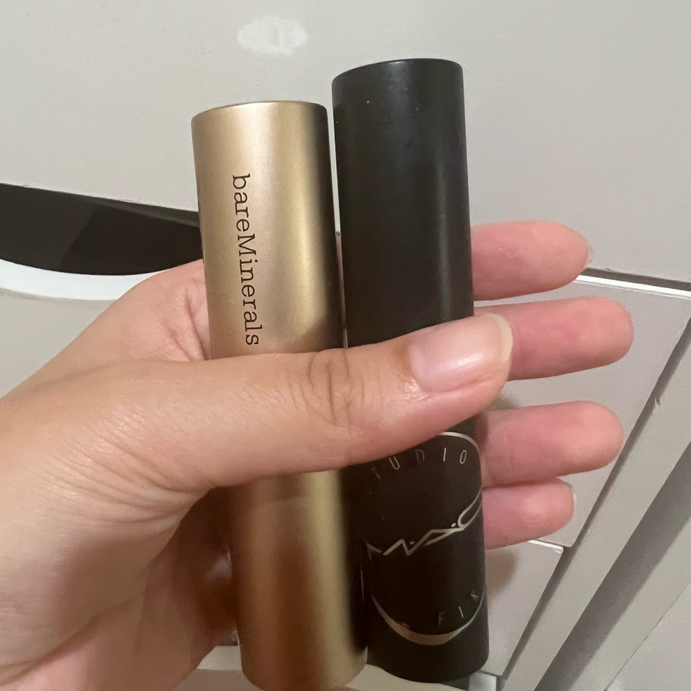 MAC and bare minerals foundation stick